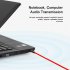 3 5mm Speaker Phone Headphone Extension Cable Aluminum Alloy Audio Cable Male To Female Connection Extension Cable black 1 meter