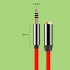 3 5mm Speaker Phone Headphone Extension Cable Aluminum Alloy Audio Cable Male To Female Connection Extension Cable black 1 meter