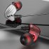 3 5mm Sports Earphones In ear Wired Gaming Earbuds Stereo Music Headphone For Computer Phones Tablets Silver Red  3 5mm 