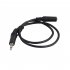 3 5mm Stereo Male to Female Extension Audio Cable Cord 0 5m