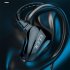 3 5mm Transparent In ear Earphone Subwoofer Stereo Sports Running Earbuds Wire control Game Headphones black