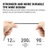 3 5mm Transparent In ear Earphone Subwoofer Stereo Sports Running Earbuds Wire control Game Headphones black