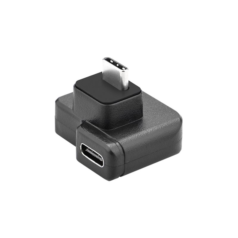 3.5mm / USB-C Audio Adapter ABS Black Microphone Converter for DJI OSMO Action black