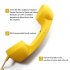 3 5mm Universal Phone Telephone Radiation proof Receivers Cellphone Handset Classic Headphone MIC Microphone Black
