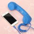 3 5mm Universal Phone Telephone Radiation proof Receivers Cellphone Handset Classic Headphone MIC Microphone Pink