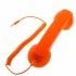 3 5mm Universal Phone Telephone Radiation proof Receivers Cellphone Handset Classic Headphone MIC Microphone Red