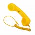 3 5mm Universal Phone Telephone Radiation proof Receivers Cellphone Handset Classic Headphone MIC Microphone Red