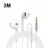 3 5mm Universal Wired  Headset Earbuds In ear Earphone With Microphone Portable Earphone black