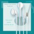 3 5mm Waterproof Wired Earphones With Microphone Volume Control Music Gaming In ear Sport Headset Earbuds White