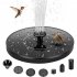 3 5w Solar Fountain With Remote Control Colorful Lamp Beads Outdoor Landscape Floating Fountain For Garden Pool 3 5W colorful  remote control 