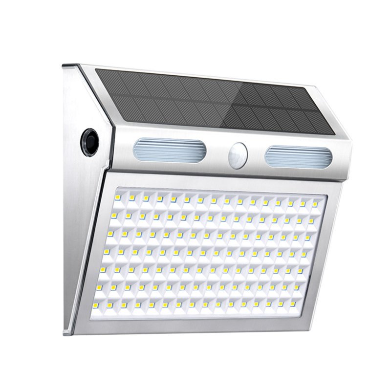 3.7V 112LED Solar Light 4 Lighting Modes Outdoor Waterproof Garden Wall Lamp