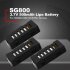 3 7V 500mAh 1S Rechargeable Lipo Battery Helicopter Spare Parts Accessories for LF606 JD 16 D2 SG800 M11 DM107S RC Drones as shown