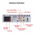 3 8 Inch Car Radio Ips Screen Bluetooth 2 0 Mp5 Player with Microphone Rear View Function standard
