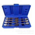 3/8-Inch Drive Extra Long Allen Hex Bit Socket Set 110mm, Metric, 3mm To 10mm, S2 Material And Cr-V Steel, 7-Piece Set For Impact Drills And Ratchet Wrenches﻿ 10104 (Metric)