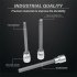 3 8 Inch Drive Extra Long Allen Hex Bit Socket Set 110mm  Metric  3mm To 10mm  S2 Material And Cr V Steel  7 Piece Set For Impact Drills And Ratchet Wrenches    1
