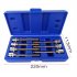 3 8 Inch Drive Extra Long Allen Hex Bit Socket Set 110mm  Metric  3mm To 10mm  S2 Material And Cr V Steel  7 Piece Set For Impact Drills And Ratchet Wrenches    1