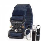 3 8cm Men Tactical Belt Army Fans Outdoor Training Belt   Royal Blue