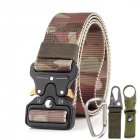 3 8cm Men Tactical Belt Army Fans Outdoor Training Belt   Jungle camouflage