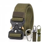 3 8cm Men Tactical Belt Army Fans Outdoor Training Belt   Army Green