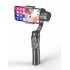 3 Axis Handheld Smartphone Gimbal Stabilizer for iPhone X 8Plus 8 7 Android Sports Cameras gray