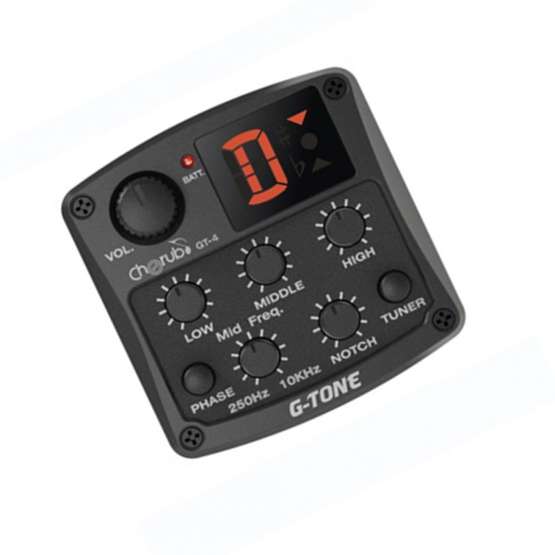 3-Band EQ Equalizer with Chromatic Tuner 