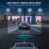 3 Channel Car Dash Cam  1080P Built In WiFi Dash Camera Front Inside Rear  Motion Detection  Loop Recording  3  Screen Infrared Night Fill Light black