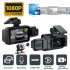 3 Channel Car Dash Cam  1080P Built In WiFi Dash Camera Front Inside Rear  Motion Detection  Loop Recording  3  Screen Infrared Night Fill Light black