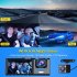 3 Channel Car Dash Cam  F2 0 1080P Full High Definition Dash Camera Front Inside Rear  140 Degree Wide Angle  Motion Detection  Loop Recording black