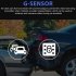 3 Channel Car Dash Cam  F2 0 1080P Full High Definition Dash Camera Front Inside Rear  140 Degree Wide Angle  Motion Detection  Loop Recording black