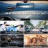 3 Channel Dash Cam 1080P HD Full Touch Screen 170 Degrees Wide Angle Dashboard Camera G Sensor Black