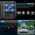 3 Channel Dash Cam 1080P Front 720P Cab 480P Rear Triple Dash Camera IPS Screen Driving Recorder 24Hr Parking Mode Black