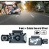 3 Channel Dash Cam Built in WiFi Front And Rear Inside Dash Camera 1080P Three Way Camera Dashboard Night Vision Camera 170  Wide Angle Recorder For Cars Front  