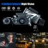 3 Channel Dash Cam Built in WiFi Front And Rear Inside Dash Camera 1080P Three Way Camera Dashboard Night Vision Camera 170  Wide Angle Recorder For Cars Front  