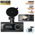 3 Channel Dash Cam Camera  Front Inside and Rear Camera WiFi Camcorder Camera 1080P HD Loop V20 front inside
