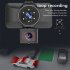 3 Channel Dash Cam Front Rear Inside 1080p Full High Definition Wide Angle Dashboard Camera Ir Night Vision Black