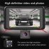 3 Channel Dash Cam Front Rear Inside 1080p Full High Definition Wide Angle Dashboard Camera Ir Night Vision Black