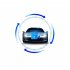 3 Channel Dash Cam Front Rear Inside 1080p Car Camera Parking Monitor Front Windshield Mounting Black