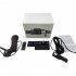 3 Channel Dash Cam Front Rear Inside 1080p Car Camera Parking Monitor Front Windshield Mounting Black