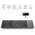 3 Fold  Keyboard Ultra Thin Light ABS Mini Wireless Bluetooth Keyboard Touchpad Windows Android white