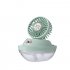 3 In 1 Air Humidifier with LED Night Light and Mini Fan USB Rechargeable Desktop Mini Fan white 190   110   90mm