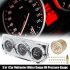 3 In 1 Car Meter Auto Gauge  DC 8V 16V Voltmeter   40 120    Water Temp Gauge   0 7 Bar Oil Press Gauge  52mm Dashboard Triple Gauge Kit Universal Vehicle Accesso