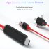 3 In 1 Hdmi compatible Converter  Adapter Usb c Cable For Iphone For Android To Tv Projector black