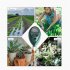 3 In 1 Soil Moister Tester Water Ph Light Test Meter Kit Gardening Tools For Garden Indoor Outdoor green