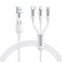 3 In 1 USB C Charging Cable 66W Fast Charging Micro USB Data Cable Cord 1 2m Length Reliable Charging For All Your Devices 1 2 meters black 3A