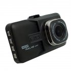 3 Inch 1080p Large size Screen Monitors Car Driving Recorder Dashcam Infrared Night Vision Double Record Single lens HD