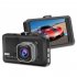 3 Inch 1080p Large size Screen Monitors Car Driving Recorder Dashcam Infrared Night Vision Double Record Single lens HD