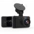 3 Inches HD Cam Dual Lens Car DVR Camera 1080P Front Rear Night Vision Video Recorder Dashcam Parking Monitor black
