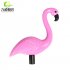 3 LEDs Solar power Garden Light Flamingo Lawn Lamp Waterproof Night Light for Outdoor Garden Decoration  white light