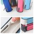 3 Layer Pencil Case Big Capacity Waterproof Zipper Pen Bag Pouch School Stationery Supply sky blue