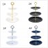 3 Layers Vegetable Fruits Plate Cake Dessert Stand for Wedding Birthday Party 2 